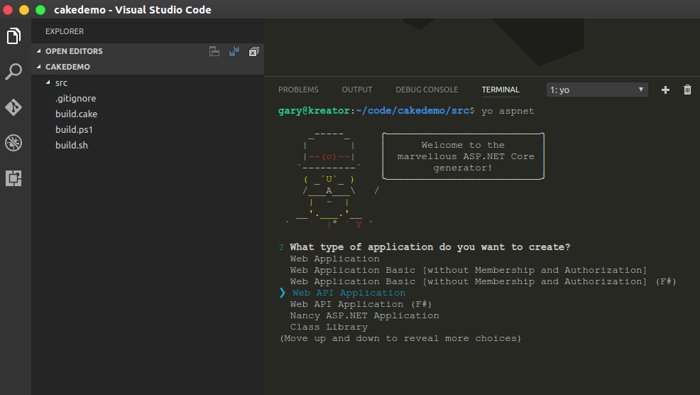 How to write a Cake Build script for ASP.net core project | Gary Woodfine